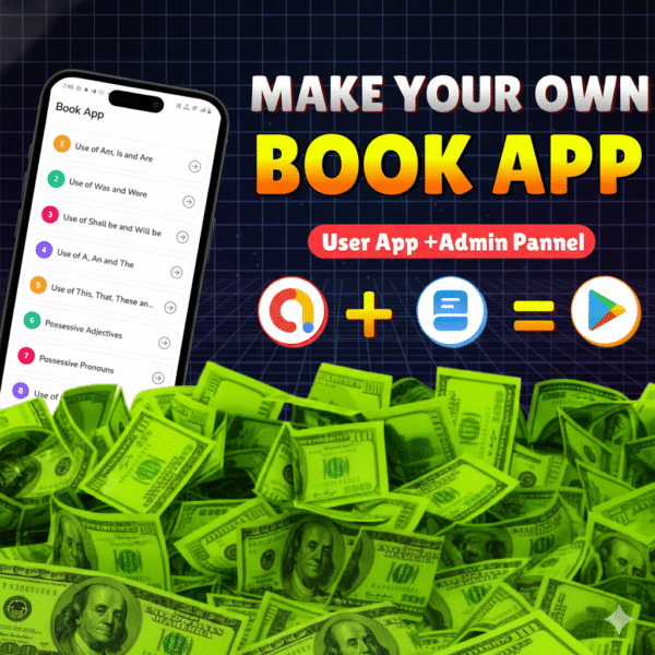 Firebase Book App – Dynamic Categories, Chapters & Sets with Full Admin Panel + AdMob Integration